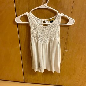 White dress tank top